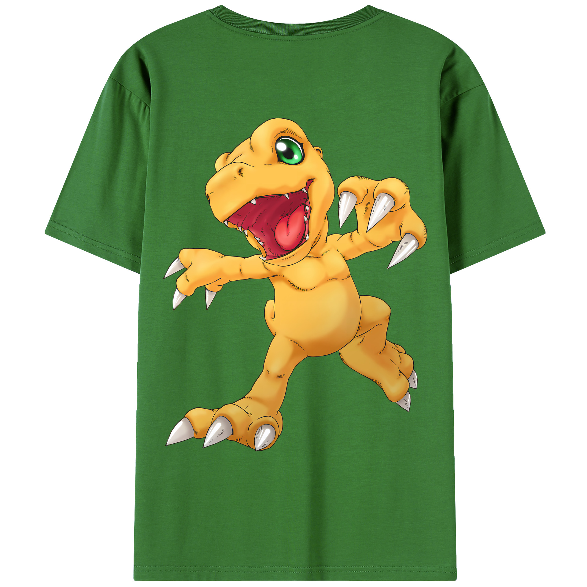 （画像用） Digimon デジタルモンスター/デジモン レディース半袖Tシャツ(バックプリント)